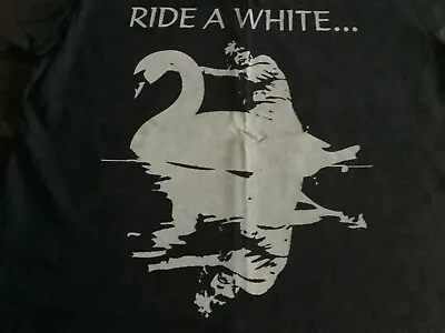 Marc Bolan &T.Rex “Ride A White Swan” Ladies Small To Medium Size Black T-Shirt! • £12.49