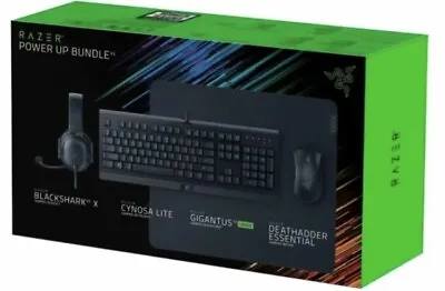 £74.95 • Buy Razer PowerUp Bundle V2 - Gaming Keyboard, Headset, Mouse And Mousepad!