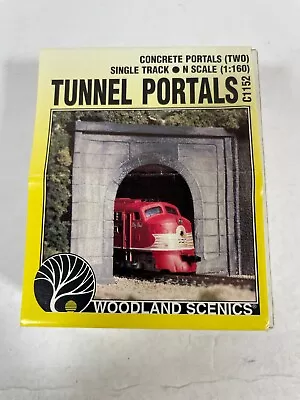 Woodland Scenics #1152 N SCALE - TWO CONCRETE PORTALS - SINGLE TRACK - C1152 • $8.76