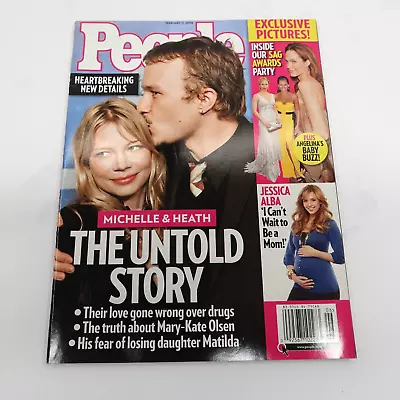 People Magazine February 11 2008 Heath Ledger Michelle Williams Untold Story • $2.99