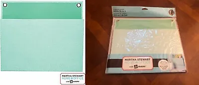 Martha Stewart Home Office Avery LARGE Shagreen Wall Pocket 12  X 10-1/4  Mint • $9.75