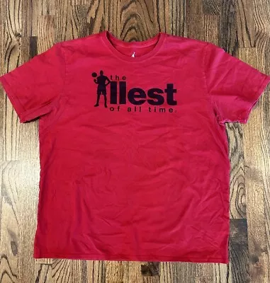 Air Jordan Tshirt  The Illest Of All Time” Red And Black Men’s Size XXL • $11.99