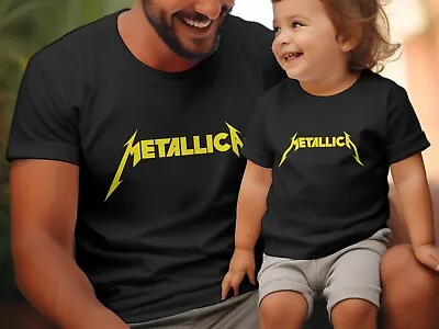 Metallica T Shirt - Baby Or Adult - Smiley Face -Heavy Metal Rock Music • £10.99