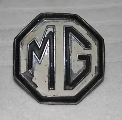 MG MGTD MGTF MGA Grill Badge / Spare Tire Medallion - White & Black • $19.50