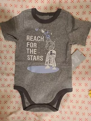 Disney R2-D2 Reach For The Stars 18-24 Months Toddler One Piece Shirt Boy • $25