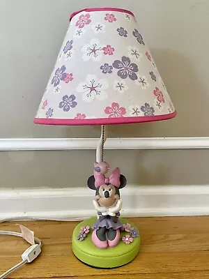 Vintage Disney Minnie Mouse Lamp - Excellent Condition- Tested And Works. • $49.99