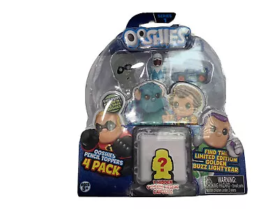 New Disney Pixar 4 Pack Ooshies Series 1 Pencil Toppers - 76469 • $11