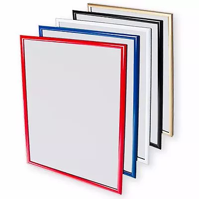 A0A1A2A3A4 Colour Snap Frame Poster Holders Displays Retail Wall Notice Board • £169.99