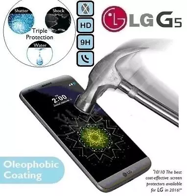 Tempered Glass Screen Protector LG G2 Mini/G2/G3mini/G3/G4/G5/G6/K10/Spirit/Leon • £3.35