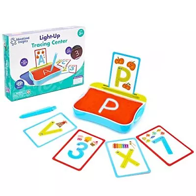 Light-Up Tracing Center Alphabet Activity Set Montessori Sand Tray Learn To... • $43.62
