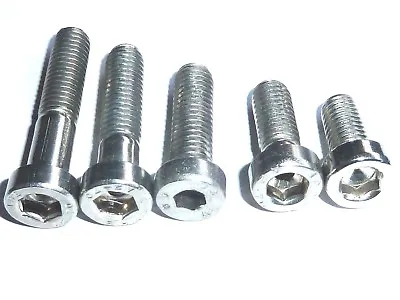 M6 M8 6mm 8mm LOW SHALLOW HEAD STAINLESS STEEL A2 GRADE BOLTS 12 16 20 25 30 35 • £3.82