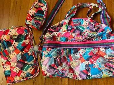 Oilily Baby Diaper Bag Doll Pattern Change Mat Rare Design Stunning Bag 005 • $108