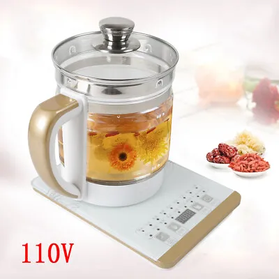 Electric Health Pot Automatic Thickening Glass Mini Cooker Boiled Eggs Kettle • $38