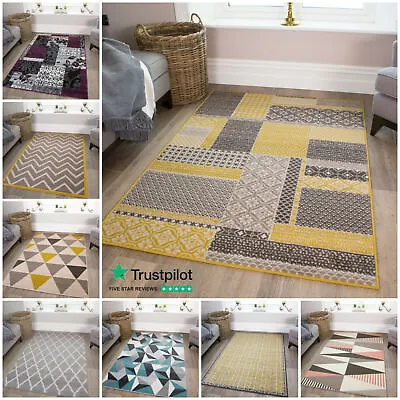 Big Large Huge Soft Modern Traditional Cheap Area Floor Rugs Mats Sale • £19.95