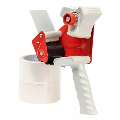 Packing Packaging Tape Gun Dispenser + Free 2 Clear Tape Rolls 66m Parcel Tape • £6.99