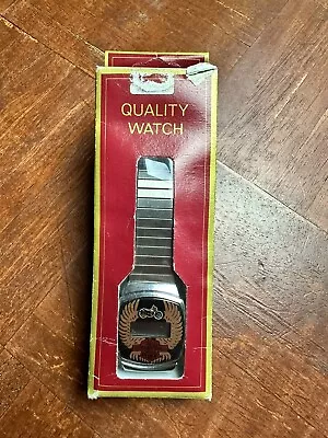 Vintage Original 1980’s Harley Davidson Digital Mechanical Analog Wristwatch • $70