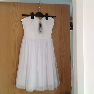 Brand New Ark & Co White Party/cocktail Dress Size Medium  • £15