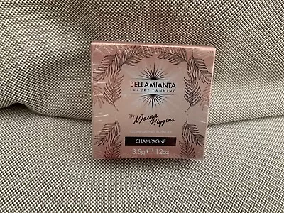 BELLAMIANTA Tanning By Maura Higgins Illuminating Powder 3.5g CHAMPAGNE BNIB • £7.95