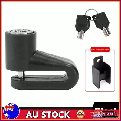 Electric Scooter Disc Brake Lock Anti Theft With Lock Frame For M365 (Black) • $9.49