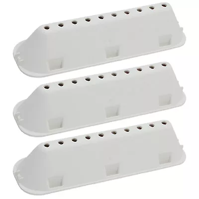 3 X Genuine Hotpoint Washing Machine 10 Hole Drum Paddle Lifters White C00065463 • £17.25