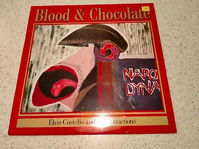 Vinyl LP Record Elvis Costello And The Attractions  Blood And Chocolate UK Press • $29.99