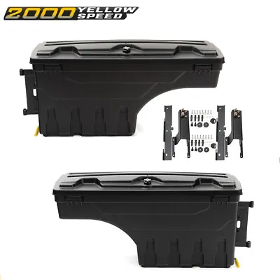 Pair Fit For 17-20 Ford F-250 F-350 Super Duty Truck Storage Box Toolboxes Bed  • $125.99