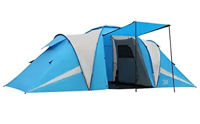 £272.99 • Buy Timber Ridge 6 Man Camping Tunnel Tent, Larger 5m Family Tent With 2 Bedrooms