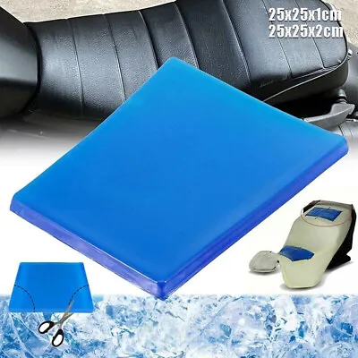 Motorcycle Seat Gel Pad Shock Absorption Mat Comfortable Soft Saddle Cushion DIY • $31.95