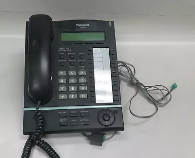 Panasonic KX-T7630 Black Digital Display Corded Phone 3 Line Adjustable Display • $75