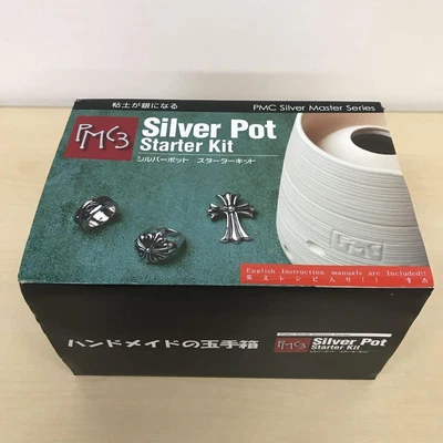 $116 • Buy PMC Precious Metal Clay Silver Pot Starter Kit For Rings & Jewelry + Tools Kiln