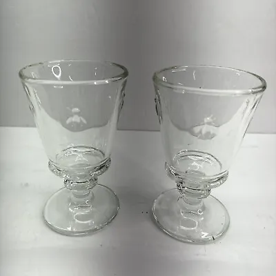 La Rochere Paris Musees Bee Glass Stemmed Wine 8oz Water Goblet Set Of 2 • $26.99