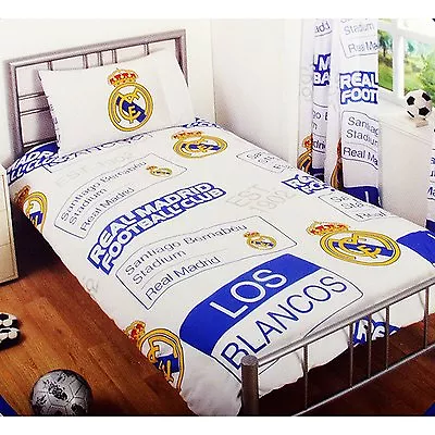 Real Madrid Single Duvet Set Patch • £18.99