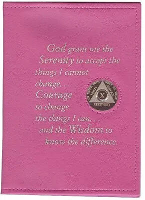 AA Book Cover - Single AA Book Cover - Pink - BBR07 • $22