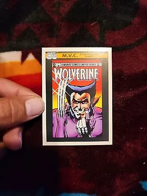 1990 Marvel Comics Super Heroes Trading Card #133 Wolverine Limited Frank Miller • $2