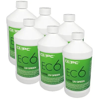 XSPC EC6 Non Conductive Coolant - UV Green (6 Pack) • £49.99