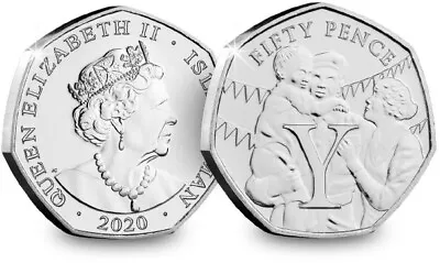 2020 Isle Of Man VE Day Victory Y 50p Coin - Uncirculated • £6.10