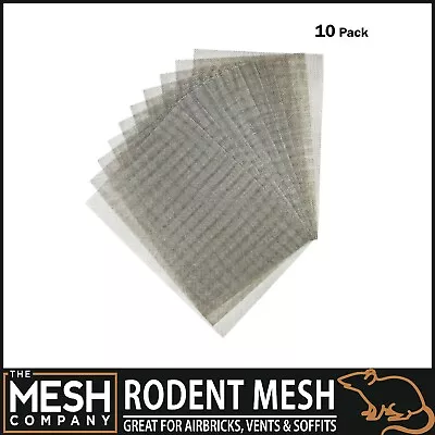£5.49 • Buy Stainless Steel Rodent Airbrick Vent Mesh 1 And 2mm Hole A4 & A5 Sheets -UK Made