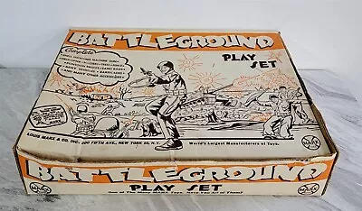 A-131 Vintage 1950's/60's Marx Battleground Play Set W/ Original Box • $147.50