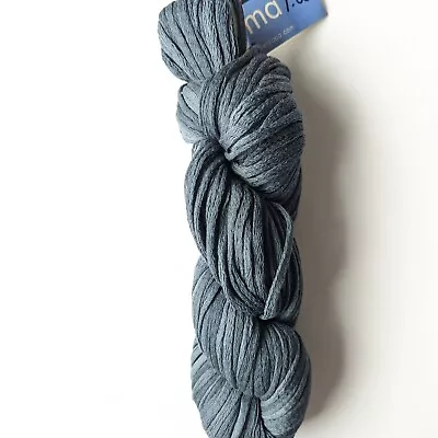 SALE Yarn Berroco Karma 100% Cot Color: 3470 Blue Gray 1.75oz 66yd Super Bulky • $9.50