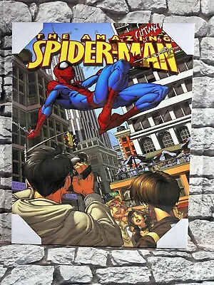 Spider Man Canvas Picture Marvel Comics Kids Film Superhero Web Swing Hero DC • £13.99