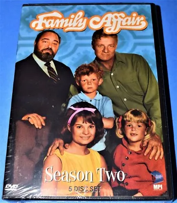 $13.95 • Buy Brand New Brian Keith Family Affair Second 2nd Season 2 Two Tv 5 Disc Dvd 1967