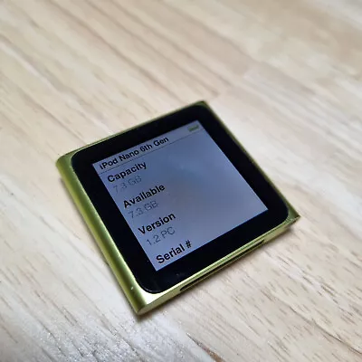 Apple IPod Nano 6th Generation Gen 8GB Green MC690ZP • $69