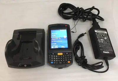 Motorola MC75A0-P40SWQQA9WR 1D Barcode Scanner PDA WM6.5 WiFi + Cradle Charger • $89.50