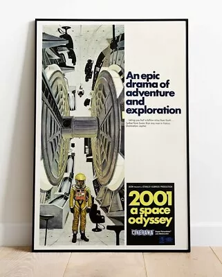 2001 A SPACE ODYSSEY Film Movie REPRO Poster 36'' By 24'' (similar To A1 ) • £11.99