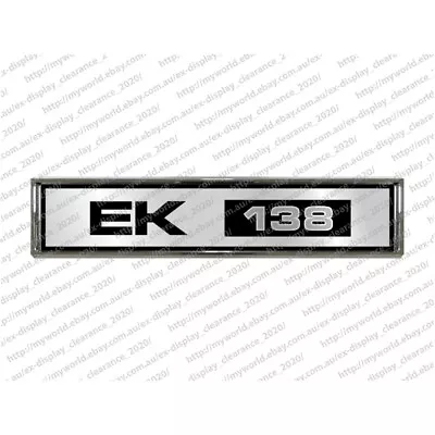 #2098 Custom Car Badge Holden Ek 138 Suit Interior Gift Idea!  • $37