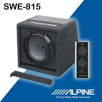 Alpine SWE-815 - 8  20cm Active Bass Tube Subwoofer Amplified 300W Bass Package • $290.36