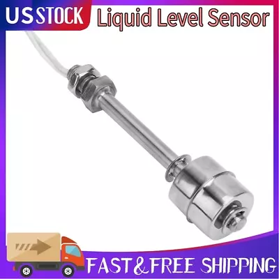 Mini Indicator Vertical Water Level Sensor Stainless Steel Float Switch 100mm US • $9.30