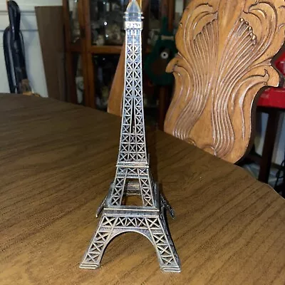 7” Eiffel Tower Statue Sculpture Paris Decor Metal Wedding Supplies Ornament • $11.99