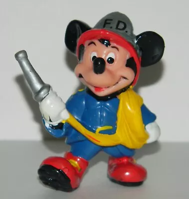 Walt Disney Mickey Mouse As A Fireman PVC Figure Applause 1986 NEW UNUSED • $7.99