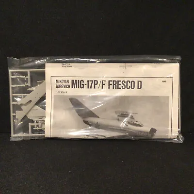 Vintage Monogram Mikoyan Gurevich Mig-17P/F Fresco D 1/72 Scale 1(083) • $13.49